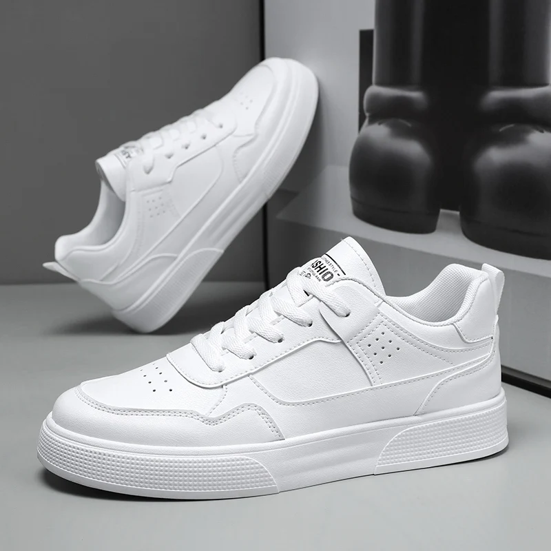 Outdoor Sport With Sticks - Mode Leren Heren Casual Schoenen Lichtgewicht
