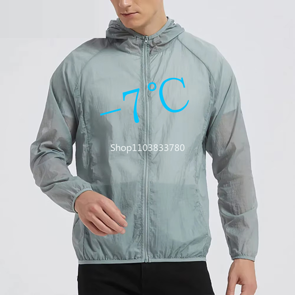 Outdoor Sport Windbreaker - Herensunbeschermingsjack met capuchon, lichtgewicht outdoor windjack,