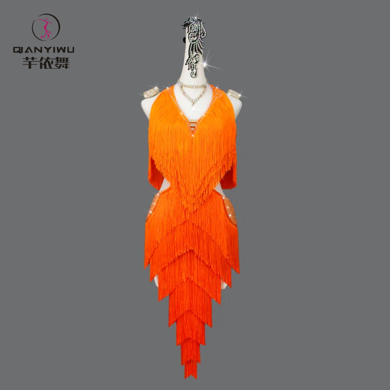 Nieuwe Latin Dance Tassel Jurk - Outdoor Sport Dress recensie en prijs