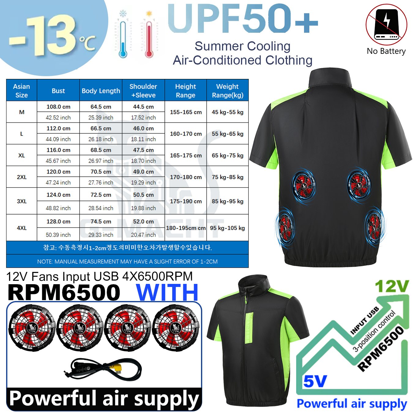 Zomer 4 Fans Airconditioning K - Outdoor Sport Windbreaker recensie en prijs
