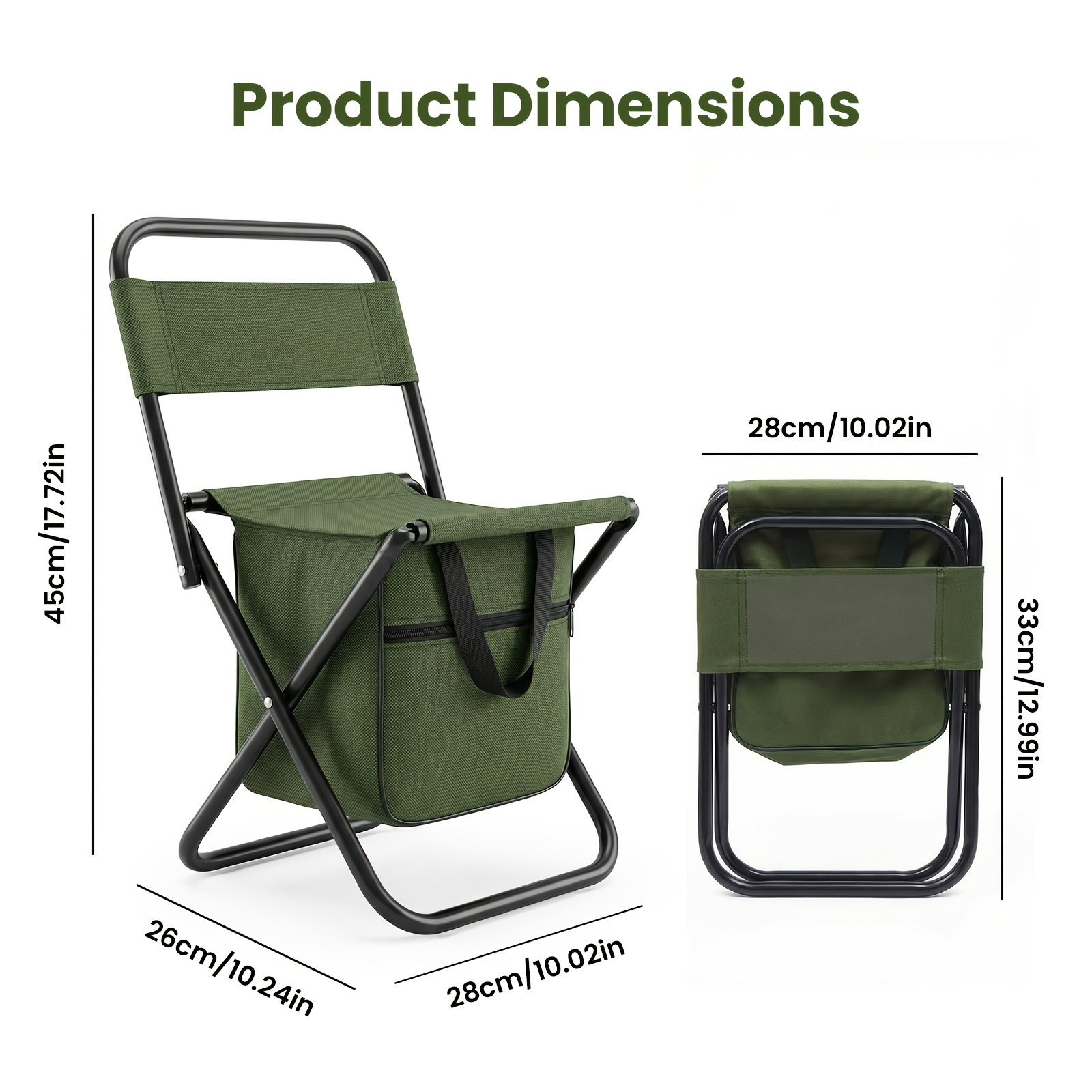 2-in-1 campingstoel met grote  - Outdoor Sport Chairs recensie en prijs