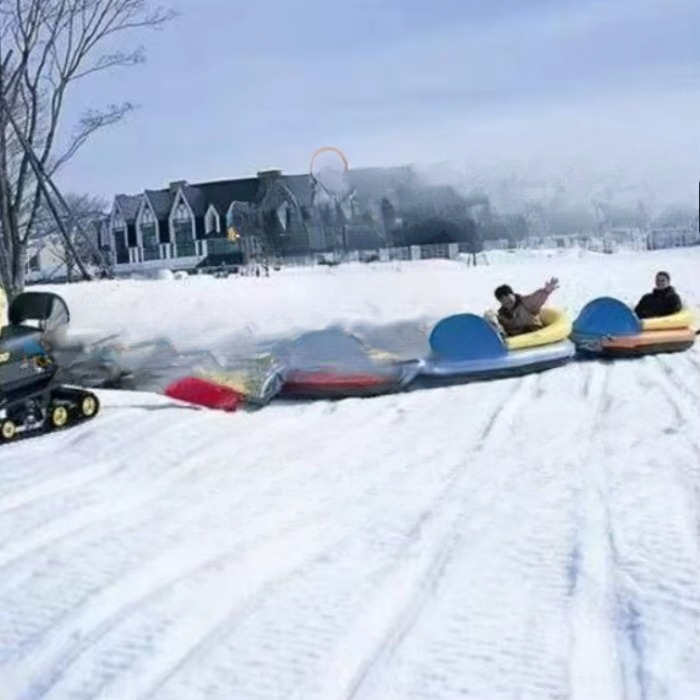 Opblaasbare slee en ski-slee s - Outdoor Sports Activities recensie en prijs